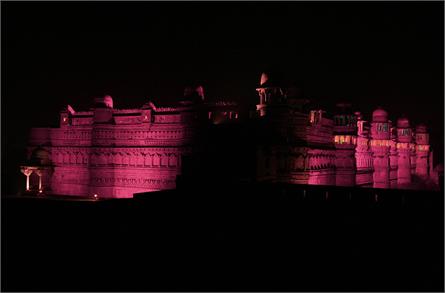 light show gwalior fort