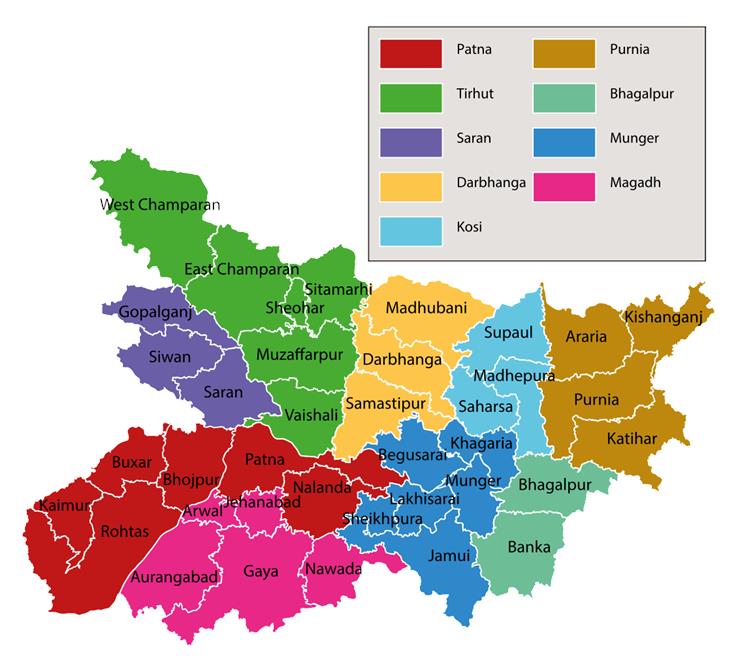 major cities of bihar